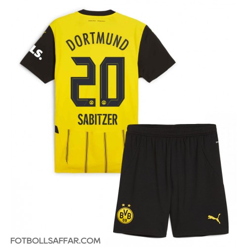 Borussia Dortmund Marcel Sabitzer #20 Hemmadräkt Barn 2024-25 Kortärmad (+ Korta byxor)